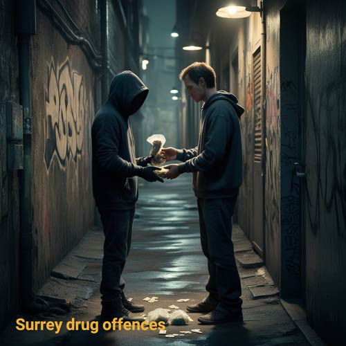 Surrey drug offences