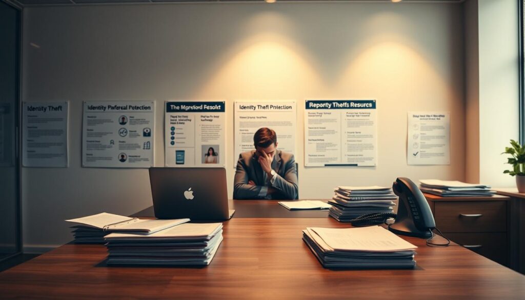 reporting identity theft steps